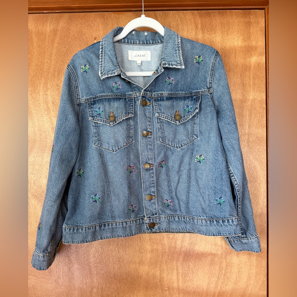THE GREAT. Blue Jean Jacket Classic Style